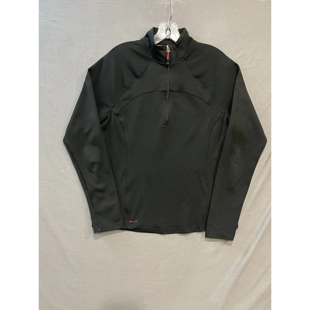 Nike ACG Pullover Boys XL Black Dri-FIT Quarter Zip Sleeve Pocket Top
